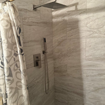 Tub‑to‑Shower Conversion – Custom Tile Walk‑In Shower