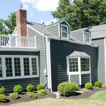 Exterior: Sunroom and Front of House