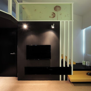 Modern home cinema in Hong Kong.