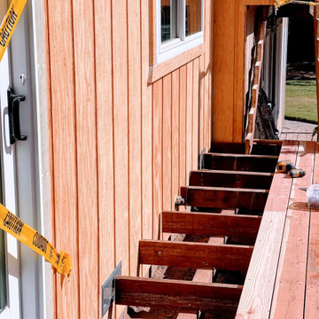 Building Patio Side Cover & Deck