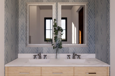 Bathroom - country bathroom idea in Charlotte