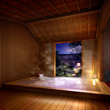 Fujiya Hotel: Onsen Spa, Bridal Salon, Dining Room - Hakone Japan