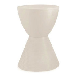 Kartell - Prince AHA Stool, Matte Wax White - Accent And Garden Stools