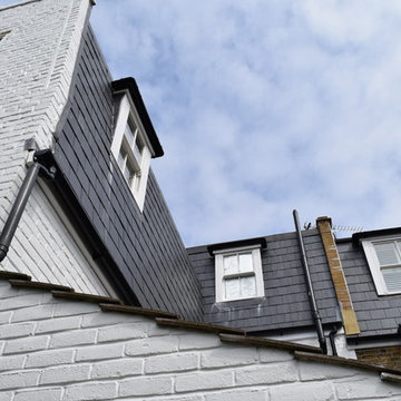 A mansard loft conversion full length rear addition 1 bed 1 bath Putney SW18