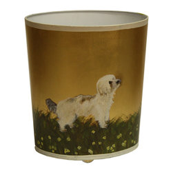 Worlds Away - Worlds Away Canine-Themed Wastebaskets - Wastebaskets