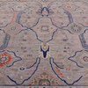 12' Square Turkish Oushak Hand Knotted Wool On Wool Rug - Q10508