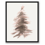 DDCG - Sepia Christmas Tree Canvas Wall Art, Framed, 24"x30" - Spread holiday cheer this Christmas season by transforming your home into a festive wonderland with spirited designs. This Sepia Christmas Tree Canvas Print makes decorating for the holidays and cultivating your Christmas style easy. With durable construction and finished backing, our Christmas wall art creates the best Christmas decorations because each piece is printed individually on professional grade tightly woven canvas and built ready to hang. The result is a very merry home your holiday guests will love.