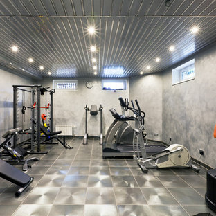 75 Most Popular Contemporary Home Gym Design Ideas - Stylish