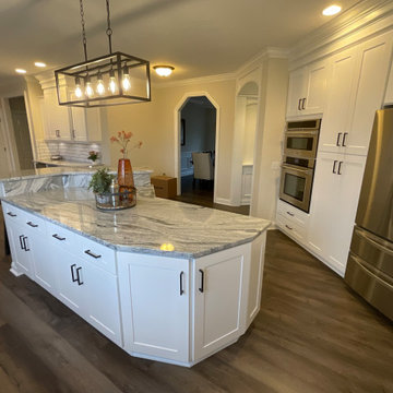 Before & After Shaker White Kitchen