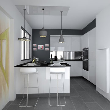 En plein cœur de #Tours, une cuisine #SieMatic #pure SLC