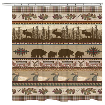 Lodge Look, Shower Curtain
