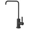 STYLISH Single Handle Stainless Steel Matte Black Drinking Water Kitchen Faucet