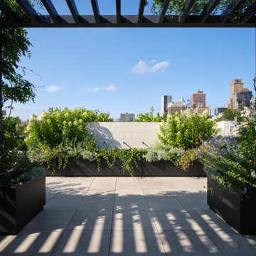Matching Pergola and Planters