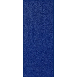 Solid Color Neon Blue Custom Size Runner Area Rug 