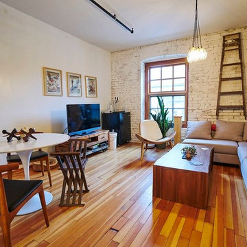 Living Room Furniture - Shell Chair, Saarianian Table & Elbow Chair