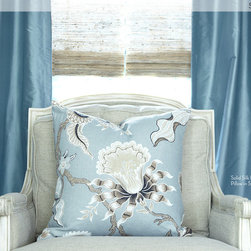 DrapeStyle Solid Silk Drapery - Curtains