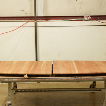 Solid Cherry Extension Dining Table Top — Full Stripping, Preparing, Refinishing