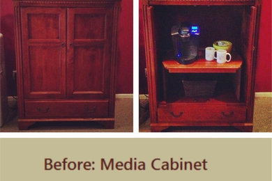 Repurposed Media Cabinet