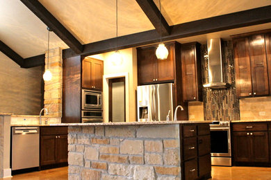 Inspiration for a transitional kitchen remodel in Austin