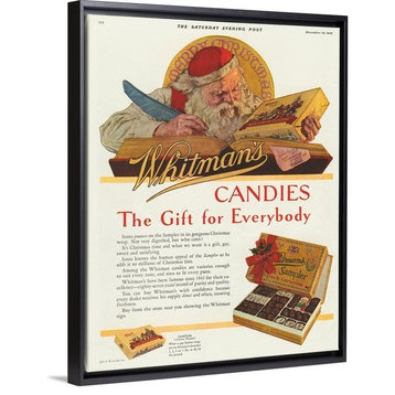 "Whitman's Candies" Floating Frame Canvas Art, 26"x32"x1.75"