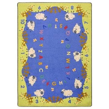 Kid Essentials, Infants And Toddlers Lamby Pie Rug, 10'9"X13'2"