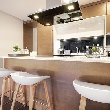 Diseño de Cocina Abierta al Salón en Madrid