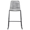 Armen Living Shasta 26" Outdoor Gray Rope Stackable Counter Stool - Set of 2