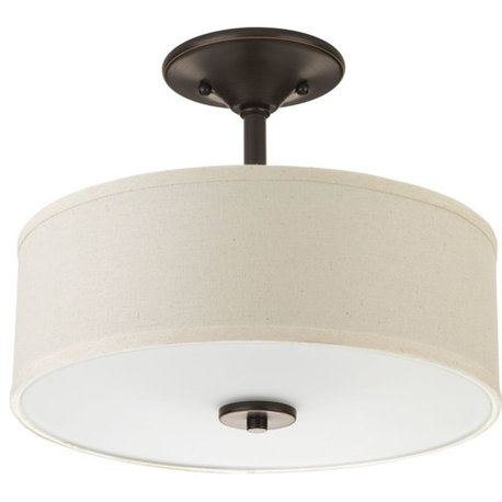 Inspire 2-Light Semi-Flush, Antique Bronze