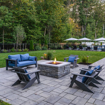 North Reading Backyard Pool Oasis