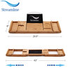 55" Streamline N370CH-IN-BL Clawfoot Tub and Tray With Internal Drain