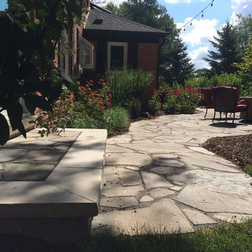 Bluestone Flagstone Patio Extentsion