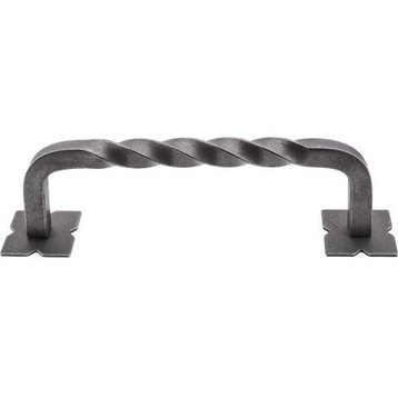 Top Knobs M1247-8 Twist 8 Inch Center to Center Appliance Pull - Pewter