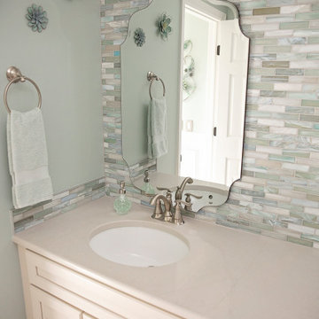 Vanity, Mirror, & Sink Faucet