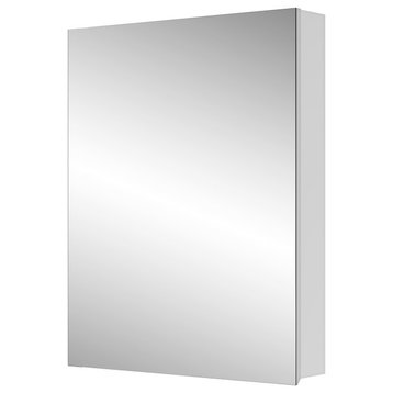 Engineered Wood Surface Mount or Recessed Medicine Cabinet, Mirrors, 24" X 30"