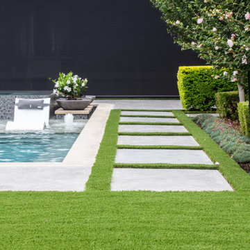 Artificial Grass Pool Project