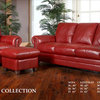 Westin Italian Leather Living Room Set, 2-Piece Set