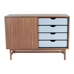 Audette Single Door Console - Media Cabinets