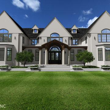 A New Transitional European Manor House in East Bridgewater, MA