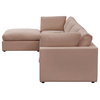 Rustic Manor Aranza Sofas Upholstered, Linen, Pink