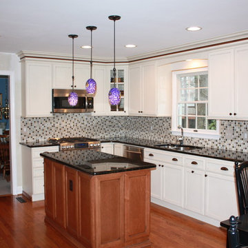Severna Park Kitchen reusing granite top from old layout