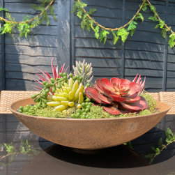 Faux Succulents Displays - Indoor Pots & Planters
