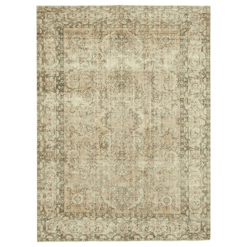 Rug N Carpet - Hand-knotted Turkish 6' 10" x 9' 3" Contemporary Area Rug