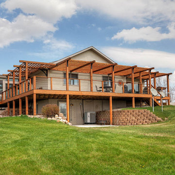Contemporary Exterior Deck Remodel - 2015