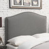 Full-Queen Upholstered Headboard in Ash by Accentrics Home