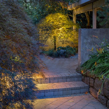Shawn and Britta's outdoor lighting project