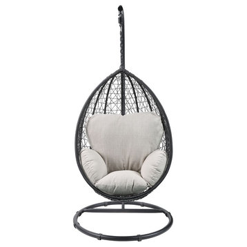 Rola Hanging Egg Chair with Stand, Indoor&Outdoor
