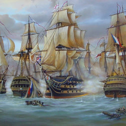 Battle of Trafalgar - Old Master Style - Paintings