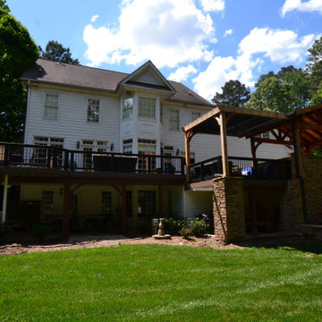 Raleigh Family Increase Function with Deck Renovation & Porch Roof Addition