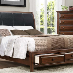 2157-1 Sunderland Queen Platform Bed Footboard with Storage - Platform Beds