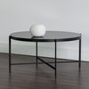 Leviah Coffee Table - Large - Smoked Glass